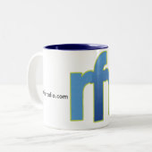 2 Couleurs Pause-café - tasse de RFR (Devant gauche)