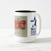 2 Couleurs Peignez la tasse de chiots de seau (Devant droit)