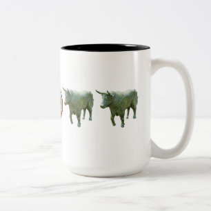 2 Couleurs "Pensez à l'intérieur du boeuf" la tasse de 15