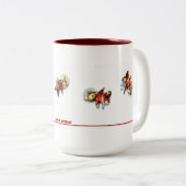 2 Couleurs "Perdu tasse de café dans quart de cercle gamma" (Devant droit)