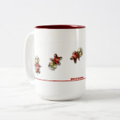 2 Couleurs "Perdu tasse de café dans quart de cercle gamma" (Devant gauche)