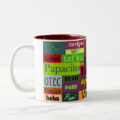 2 Couleurs Père dans toute tasse de langue (Gauche)