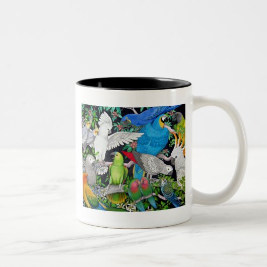 2 Couleurs Perroquets de la tasse du monde (Droit)