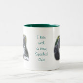 2 Couleurs Personnaliser de tasse de chat de chaussettes (Centre)