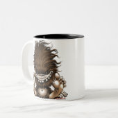 2 Couleurs Petite tasse de BIGFOOT (Devant gauche)