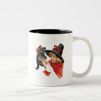 2 Couleurs Petite tasse de café douce de sorcière