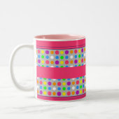2 Couleurs Petite tasse lumineuse de points (Gauche)