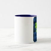2 Couleurs Petite tasse verte de monstre (Centre)