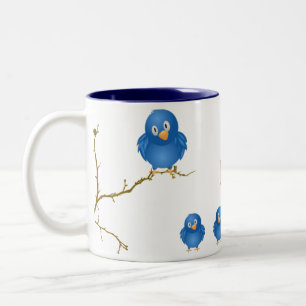 2 Couleurs Peu de birdie m'a indiqué la tasse de Momism