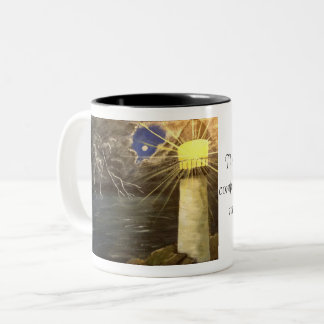2 Couleurs Phare par la tasse de tempête