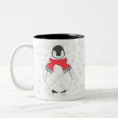 2 Couleurs PINGOUINS DANS la tasse de NEIGE (Gauche)