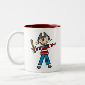 2 Couleurs Pirate avec la tasse d'épée (Gauche)