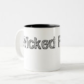 2 Couleurs "Pissah mauvais !" - Tasse citable (Devant gauche)