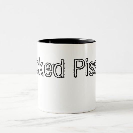 2 Couleurs "Pissah mauvais !" - Tasse citable (Centre)