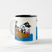 2 Couleurs Placez la voile ! Tasse de café (Devant gauche)