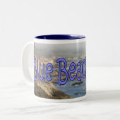 2 Couleurs Plage bleue Song™ - tasse (Devant gauche)