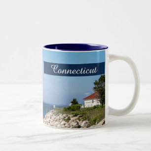 2 Couleurs Plages du Connecticut et tasse de phare