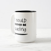 2 Couleurs Plutôt surfe la tasse de café (Devant gauche)