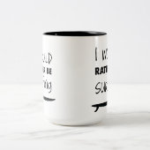 2 Couleurs Plutôt surfe la tasse de café (Centre)