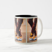 2 Couleurs Poignée de dos de tasse de ballet (Devant droit)
