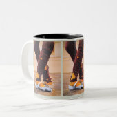 2 Couleurs Poignée de dos de tasse de ballet (Devant gauche)