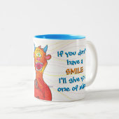 2 Couleurs Pointillez le monstre, tasse (Devant droit)