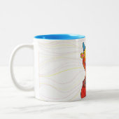 2 Couleurs Pointillez le monstre, tasse (Gauche)