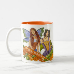 2 Couleurs Pois et tasse de carottes