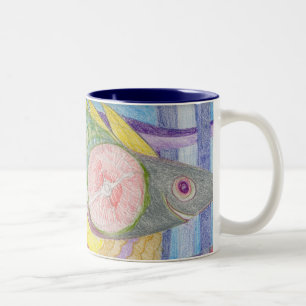 2 Couleurs Poissons - tasse