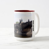 2 Couleurs Pont de Charles, tasse de Prague (Devant droit)