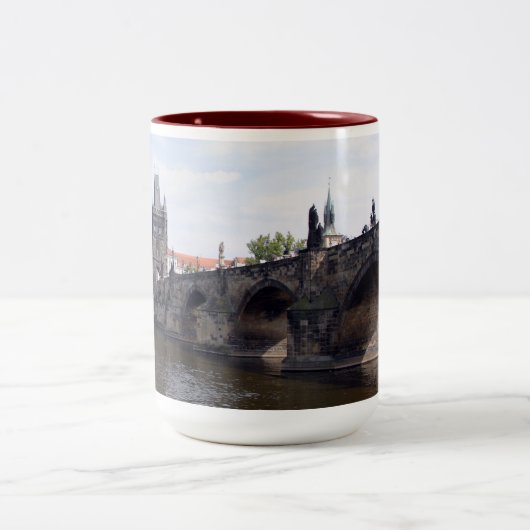 2 Couleurs Pont de Charles, tasse de Prague (Centre)