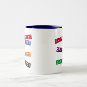 2 Couleurs Première tasse de chiropractie (Centre)