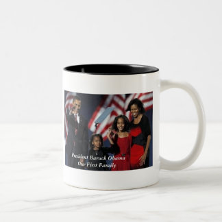 2 Couleurs Première tasse de famille d'Obama