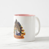 2 Couleurs Princesse de cygne - la tasse de couples la plus (Devant droit)