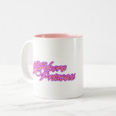 2 Couleurs Princesse inconditionnelle 11 onces. Tasse (Devant gauche)