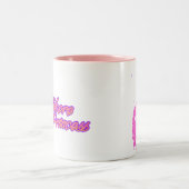 2 Couleurs Princesse inconditionnelle 11 onces. Tasse (Centre)