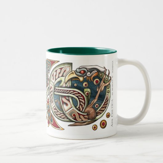 2 Couleurs Prise de la tasse de Gryphons (Droit)