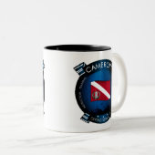 2 Couleurs Pro tasse de CDS (Devant droit)