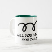 2 Couleurs Promposal à softball ou cadeau de tasse à café hoc (Devant gauche)