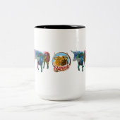 2 Couleurs "Puissance de boeuf" tasse de 15 onces (Centre)