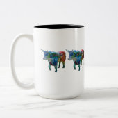 2 Couleurs "Puissance de boeuf" tasse de 15 onces (Gauche)