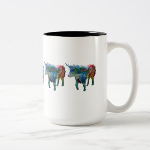 2 Couleurs "Puissance de boeuf" tasse de 15 onces