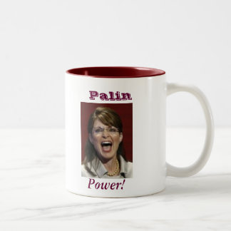 2 Couleurs Puissance de Palin ! - Tasse de Sarah Palin