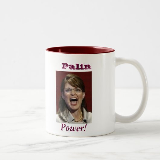 2 Couleurs Puissance de Palin ! - Tasse de Sarah Palin (Droit)