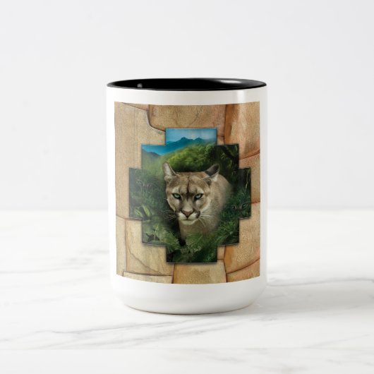 2 Couleurs Puma - Tasse à café (Centre)