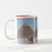 2 COULEURS PYRAMIDE DE KHUFU ET TASSE DE SPHINX (Gauche)