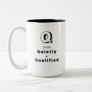 2 Couleurs Q discrètement et qualifié - Tasse de luxe personn