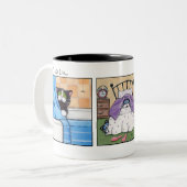 2 Couleurs Quand attaque d'araignées - tasse de chat (Devant gauche)