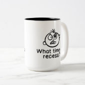 2 Couleurs Quand est le renfoncement - tasse (Devant droit)