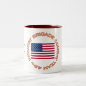 2 Couleurs quarante-huitième Tasse de brigade (Centre)